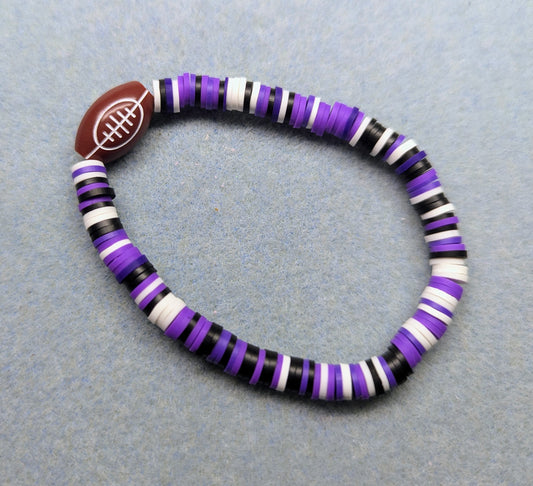 Ravens Clay Bracelet - Football