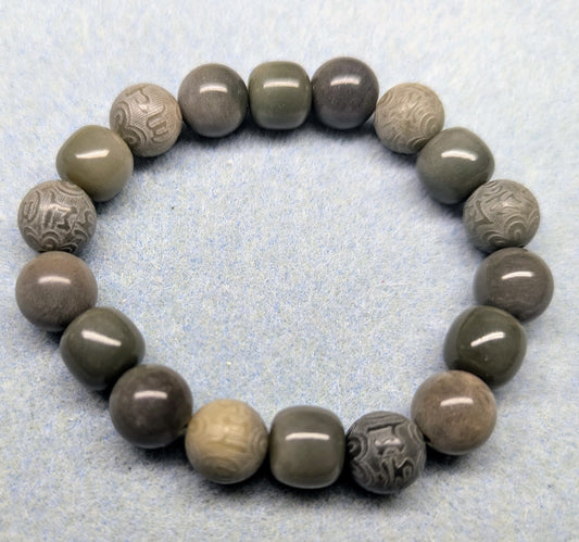 Gray Bodhi Bracelet