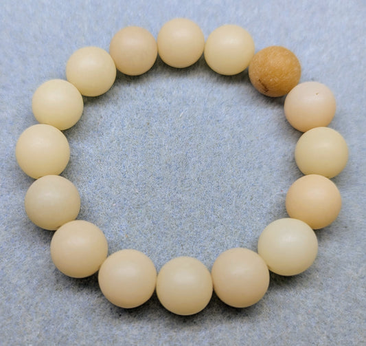 Matte Cream Bodhi Bracelet