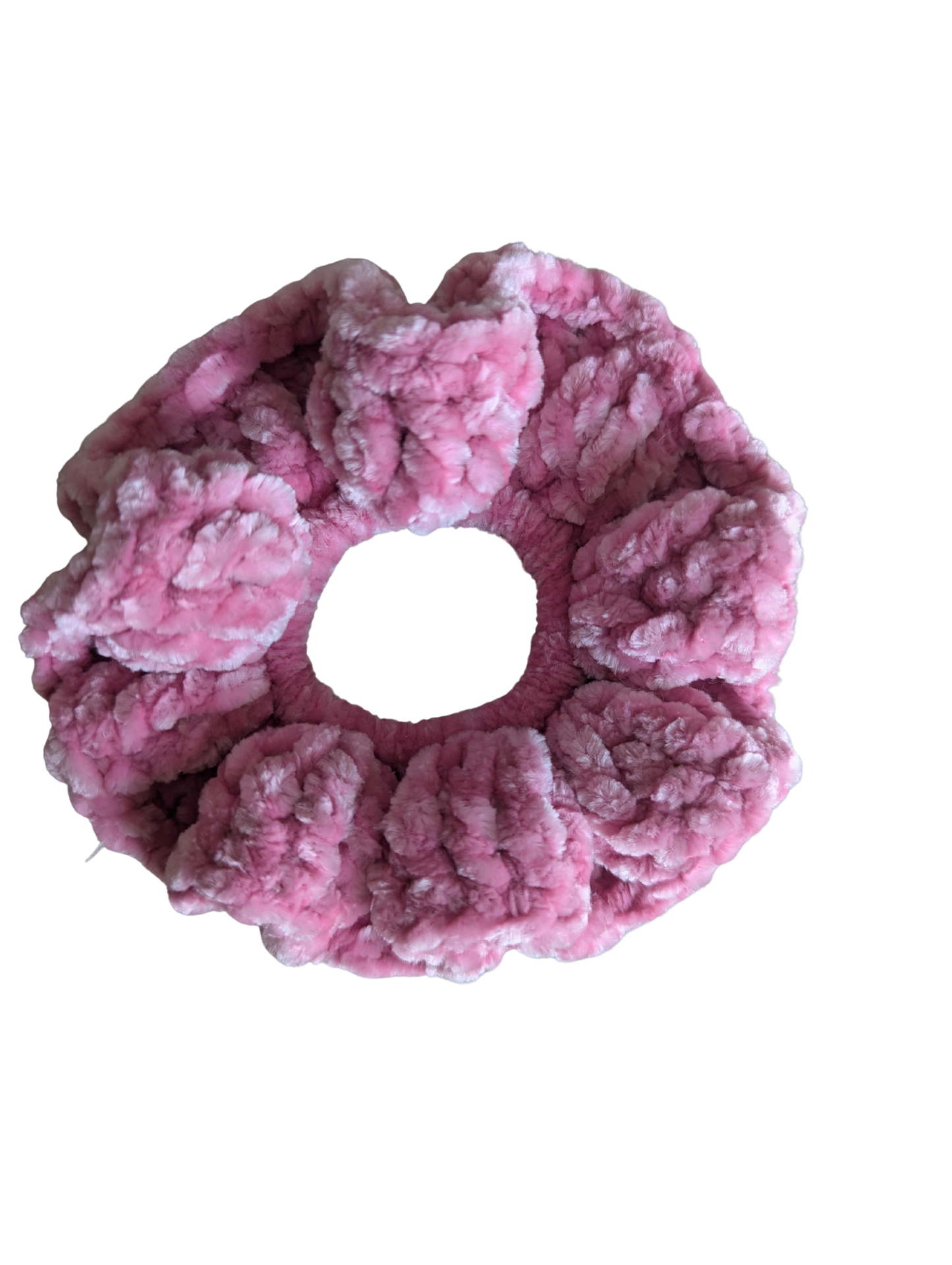 Cashmere Rose Velvet Scrunchie