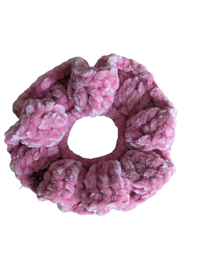 Cashmere Rose Velvet Scrunchie