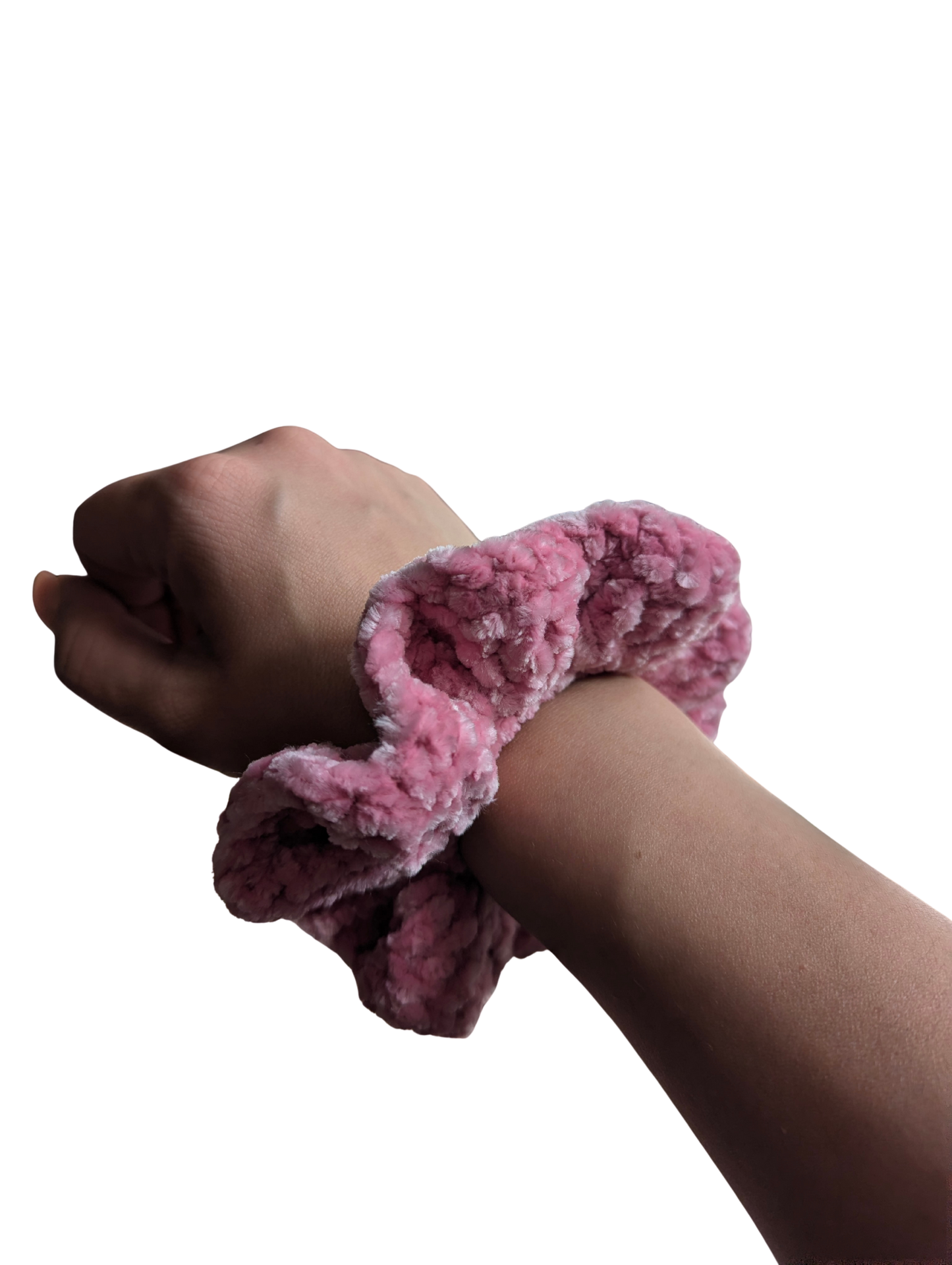 Cashmere Rose Velvet Scrunchie