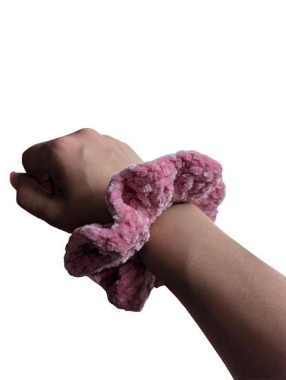 Cashmere Rose Velvet Scrunchie