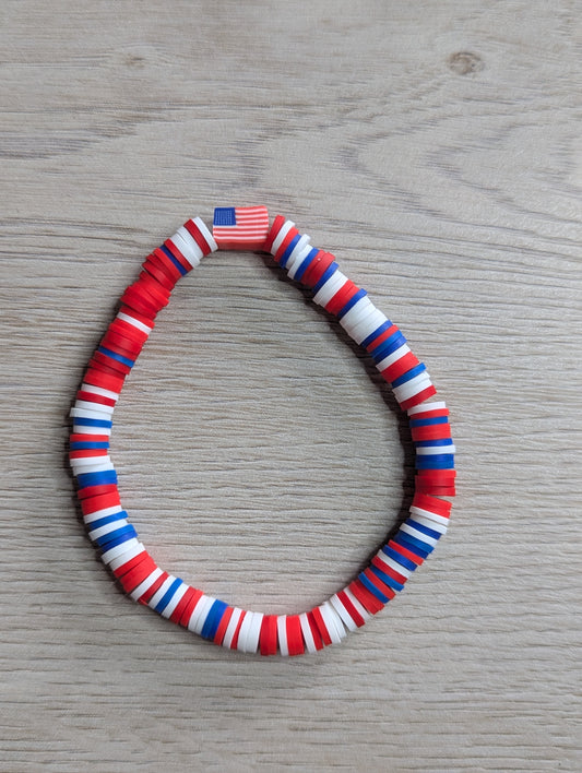 Firework Fun Clay Bracelet