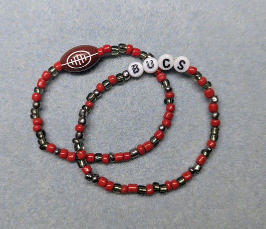 Bucs Seed Bead Stack