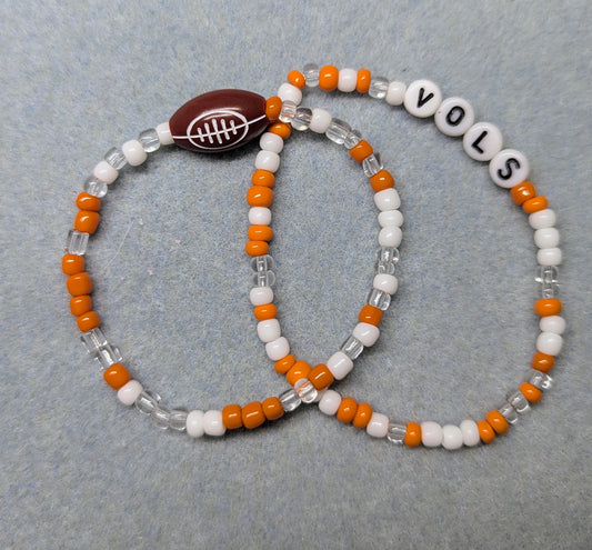 Vols Seed Bead Bracelet Stack